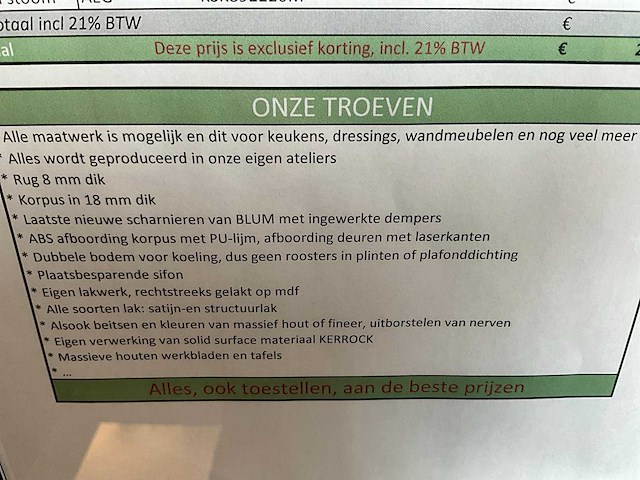 Toonzaalkeuken fenix/vanca - afbeelding 20 van  25