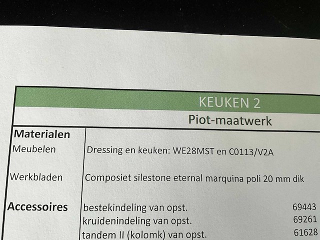 Toonzaalkeuken piot - afbeelding 36 van  37