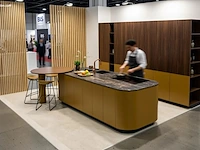 Toonzaalkeuken vanden borre kitchen oak mocca