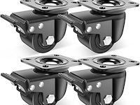 Toosoar meubelwielen (4 stuks) - afbeelding 1 van  5