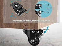 Toosoar meubelwielen (4 stuks) - afbeelding 5 van  5