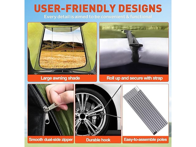 Toosoar universele achterkleptent - afbeelding 4 van  5