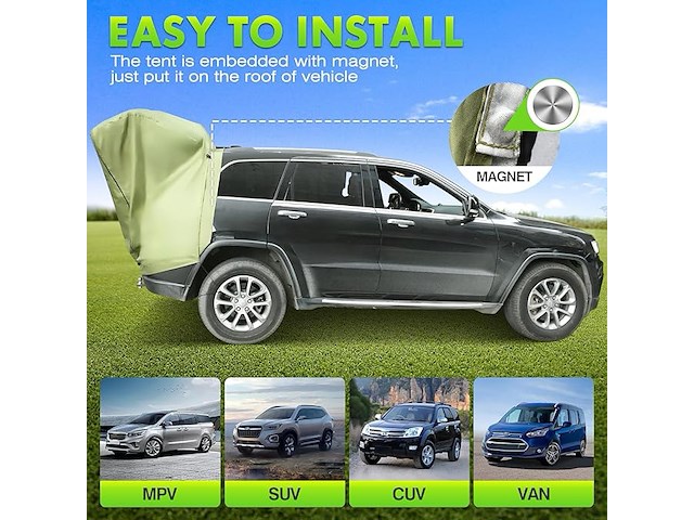 Toosoar universele achterkleptent - afbeelding 5 van  5