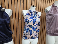 Top cobalt flower maat xs - afbeelding 1 van  4