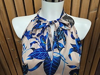 Top cobalt flower maat xs - afbeelding 2 van  4