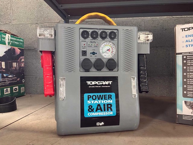 Top craft tpwc-900 power station & air compressor - afbeelding 2 van  6