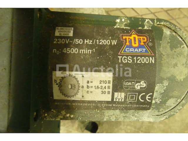 Top craft verstekzaag tgs1200n - afbeelding 4 van  6