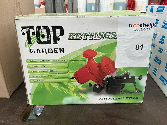 Top garden kettingslijper ksm-220 tuingereedschap - afbeelding 1 van  2