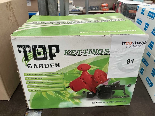 Top garden kettingslijper ksm-220 tuingereedschap - afbeelding 2 van  2