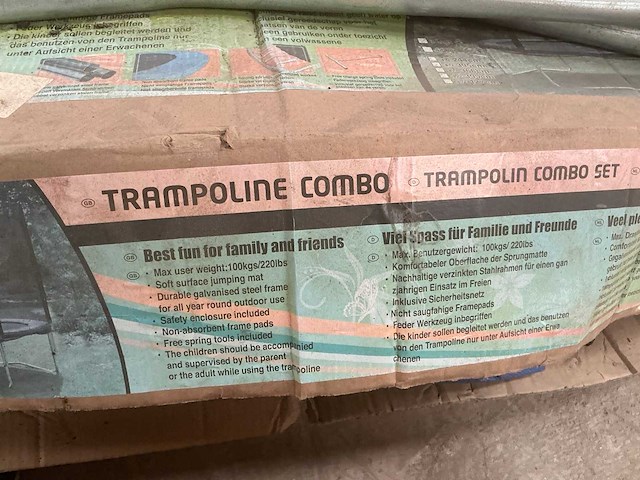 Top sports gedemonteerde trampoline - afbeelding 3 van  5