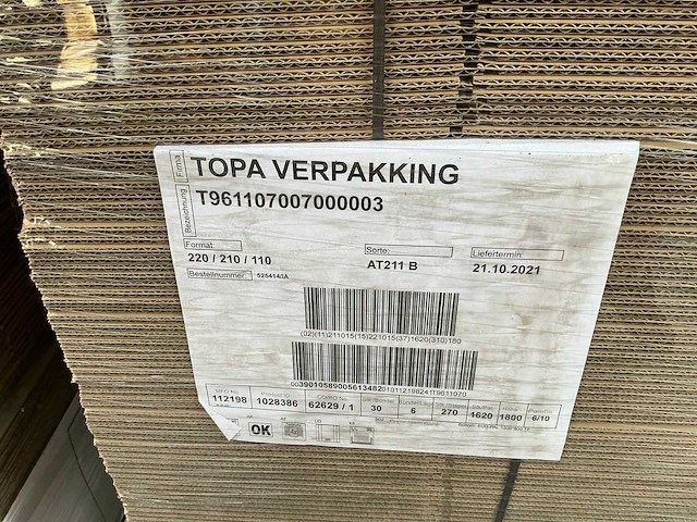 Topa - packaging materials (+/-3200x) - afbeelding 3 van  3