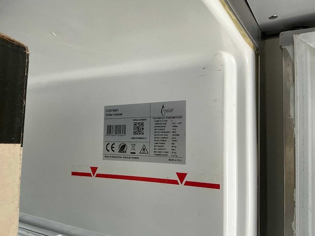 Topcold chef 600 vrieskast - afbeelding 4 van  5
