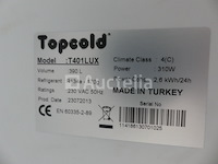 Topcold glazen koelkast t401lux - afbeelding 6 van  6