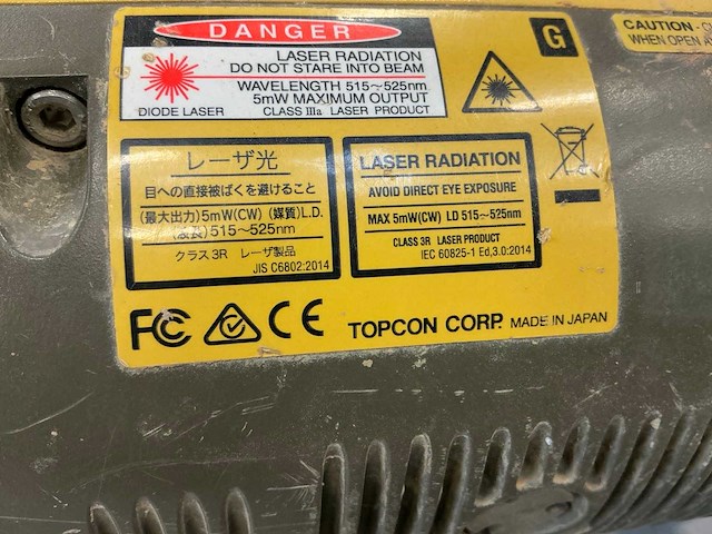 Topcon tp-l5 rioollaser - afbeelding 2 van  10