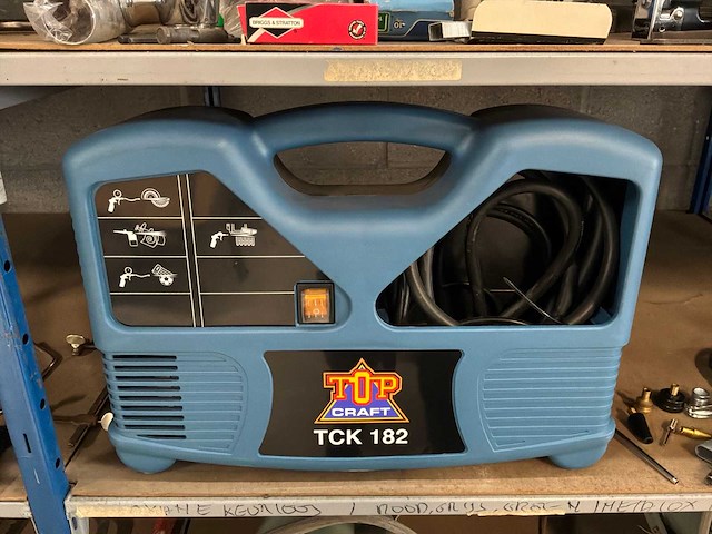 Topcraft tck 182 luchtcompressor - afbeelding 2 van  5