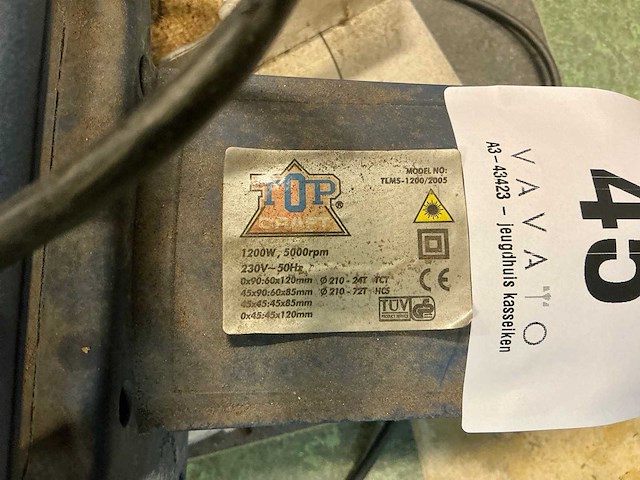 Topcraft tlms-1200/2005 afkortzaag - afbeelding 4 van  4