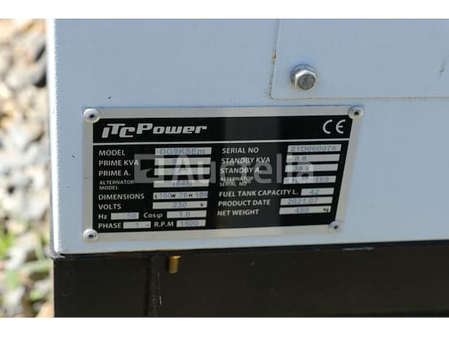 Topelec dg9ksem generatorset - afbeelding 2 van  11