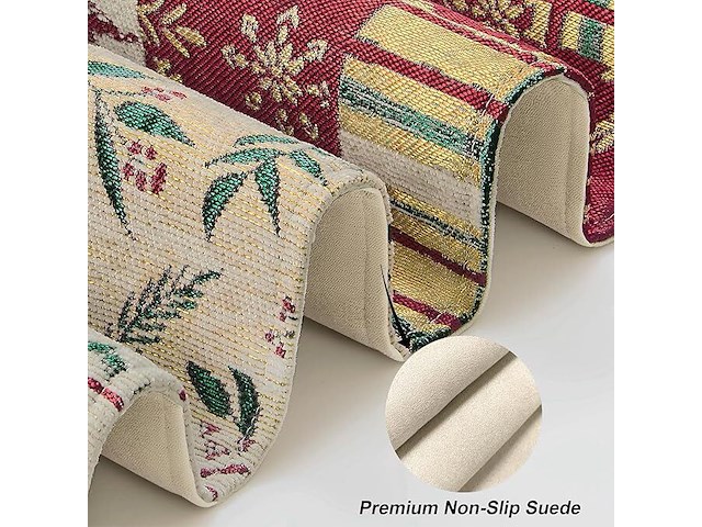 Topluxe kerst tafelloper - afbeelding 4 van  4