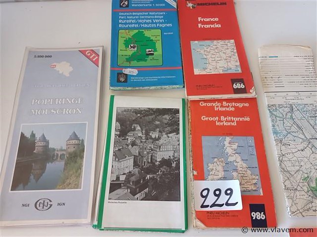 Topografische kaarten. 17 stuks - afbeelding 3 van  6