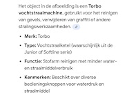 Torbo vocht straal ketel - machine - afbeelding 7 van  8