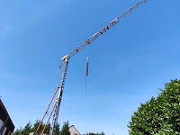 Torenkraan 16 m lang en 14 m hoog, mortelbak, pallethaak en wielenstel. bevindt zich te lommel, afbraak voor eigen rekening. bezichtiging en afhaling op afspraak. (6) - afbeelding 7 van  25