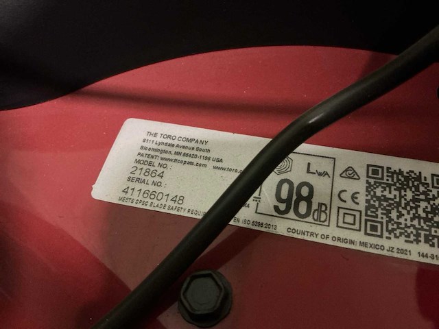 Toro 21864 grasmaaier op accu - afbeelding 10 van  11