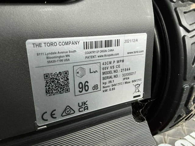 Toro 43 brushless 60v mulcher accu grasmaaier - afbeelding 7 van  8