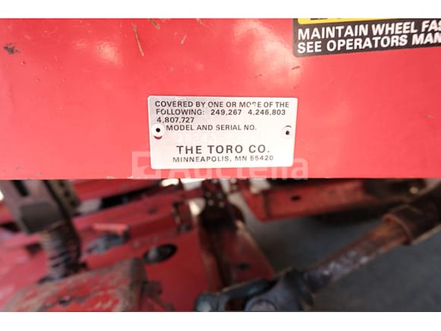 Toro groundmaster 223-d 4x4 diesel rijmaaier - afbeelding 13 van  26