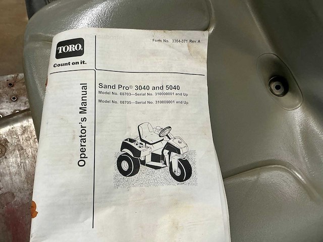 Toro sand pro 3040 bunkerhark - afbeelding 3 van  8