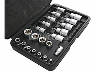 Torx cutter en socket set (30 elementen) kraft&dele - afbeelding 1 van  9