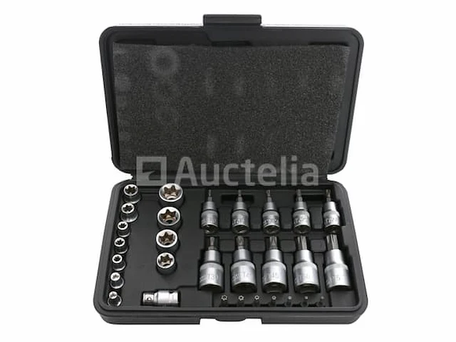 Torx cutter en socket set (30 elementen) kraft&dele - afbeelding 2 van  9