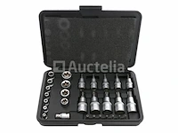 Torx cutter en socket set (30 elementen) kraft&dele - afbeelding 2 van  9