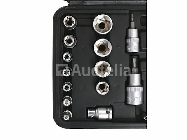 Torx cutter en socket set (30 elementen) kraft&dele - afbeelding 4 van  9