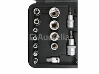 Torx cutter en socket set (30 elementen) kraft&dele - afbeelding 4 van  9