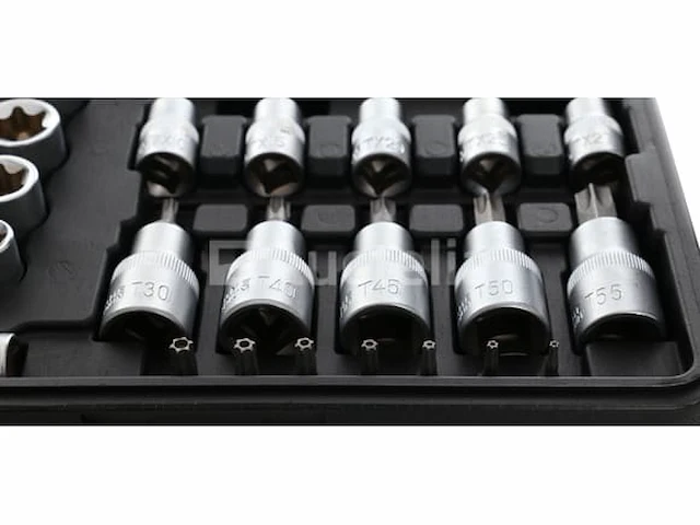Torx cutter en socket set (30 elementen) kraft&dele - afbeelding 5 van  9