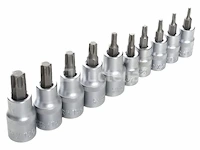 Torx cutter en socket set (30 elementen) kraft&dele - afbeelding 6 van  9