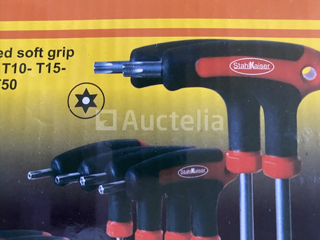Torx set met rekje met imbus kogelkop 10 delig - afbeelding 2 van  4