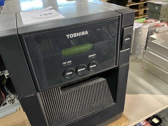 Toshiba b-sa4tm barcodeprinter - afbeelding 2 van  4