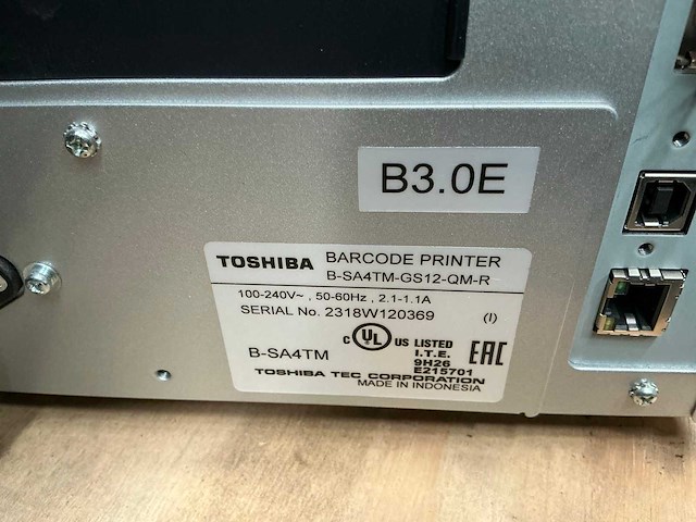 Toshiba b-sa4tm labelprinter - afbeelding 5 van  6
