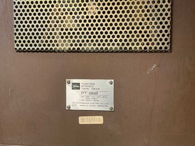 Toshiba pt-862 overige audio-apparatuur - afbeelding 4 van  7