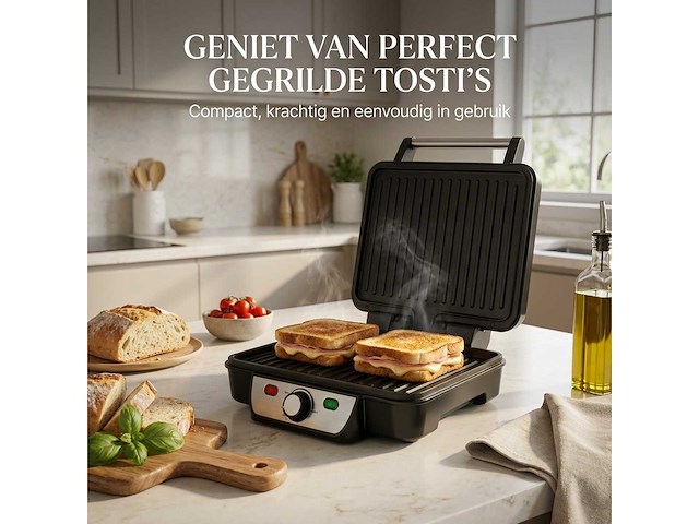 Tosti apparaat 2000w (3x) - afbeelding 2 van  9