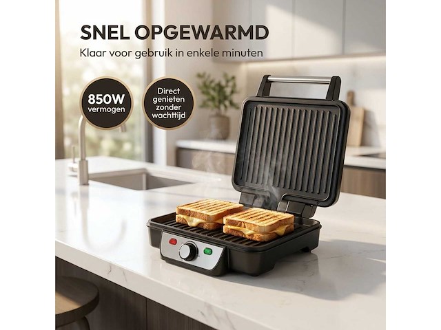Tosti apparaat 2000w - afbeelding 5 van  9