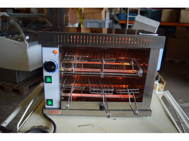 Tosti machine met 6 tosti klemmen 220v - afbeelding 1 van  7