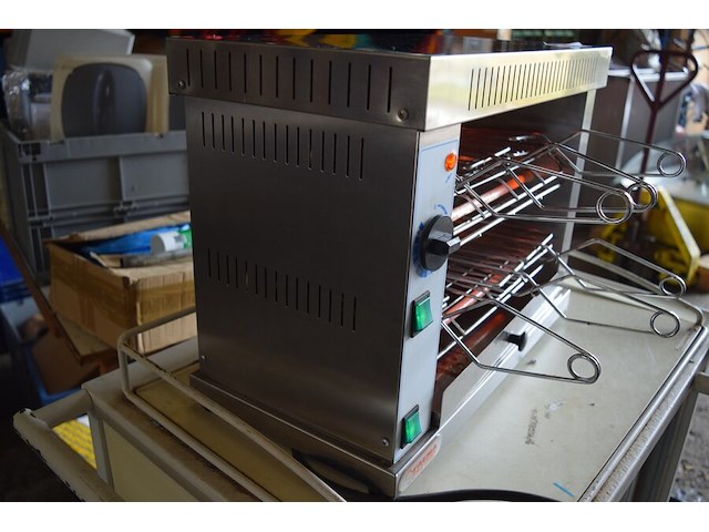 Tosti machine met 6 tosti klemmen 220v - afbeelding 3 van  7