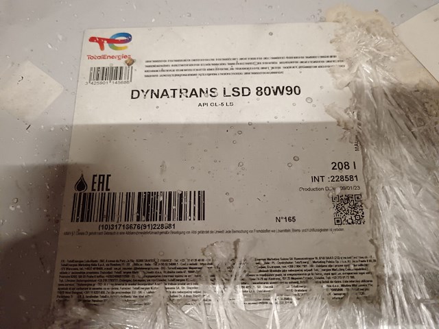 Total energies dynatrans lsd 80w90 - afbeelding 3 van  4