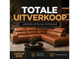 Totale uitverkoop – lederand - lederen banken & interieur