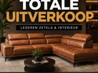 Totale uitverkoop – lederen banken & interieur