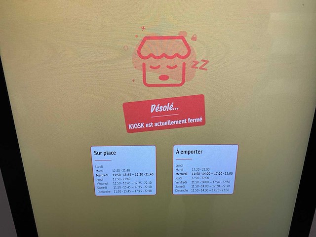 Touchkiosk bestel monitor - afbeelding 3 van  6