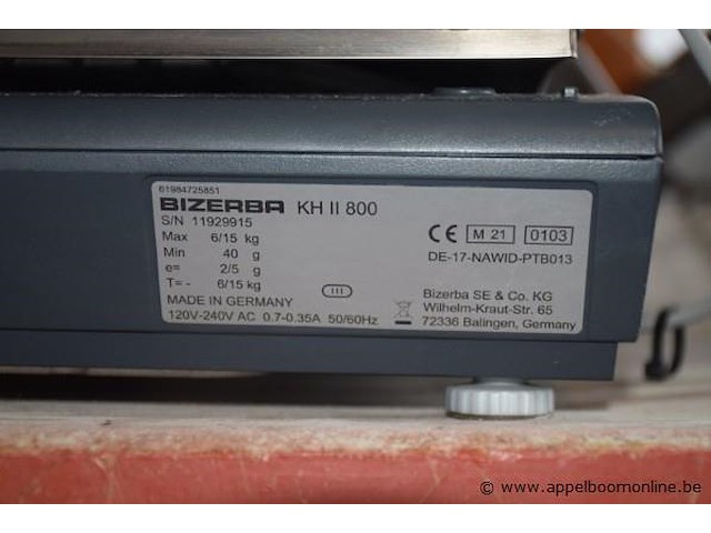 Touchscreen kassasysteem bizerba, kh ii 800 - afbeelding 2 van  2