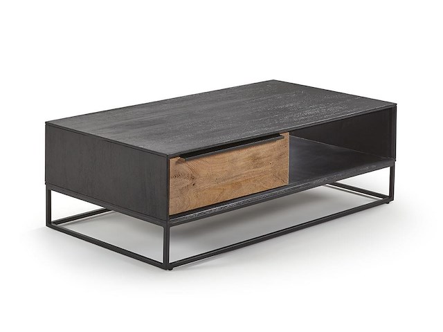 Toulon salontafel 2 kleurig in massief hout - afbeelding 1 van  1